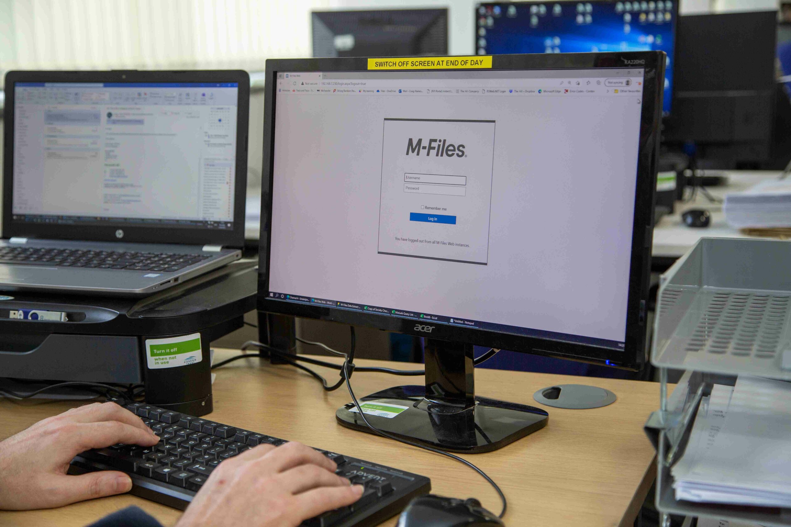 Flexible & secure document return