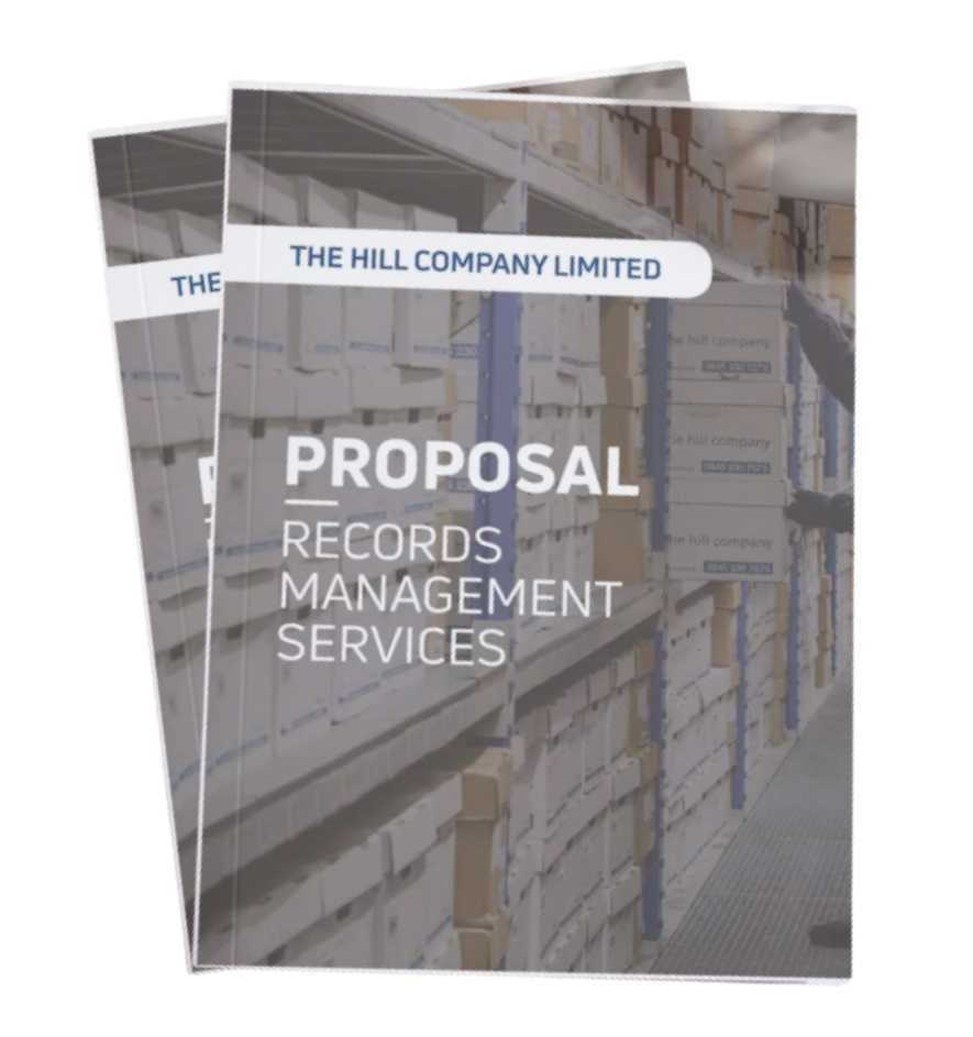 Hill Company Document Storage Brochure